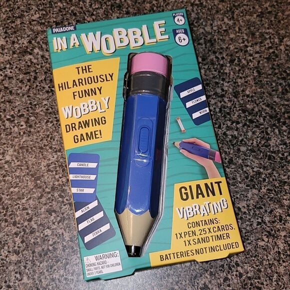 In a Wobble Family Drawing Game Wobbily Pen Picture Guessing Family Fun New - Picture 1 of 5